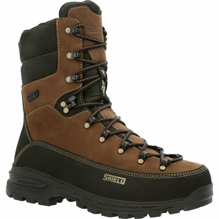 ROCKY MTN Stalker Pro Waterproof Mountain Boot, BROWN BLACK, M, Size 10 RKS0604